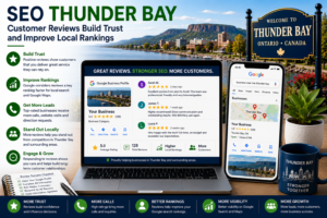 SEO Thunder Bay helping local businesses improve Google rankings through customer reviews.